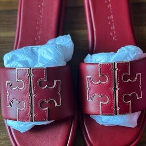 Tory Burch red slider